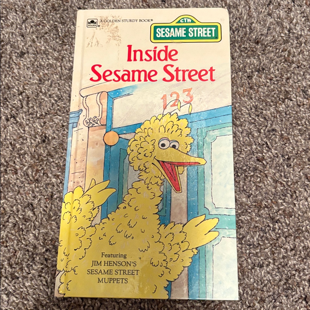 Inside Sesame Street Book Hard Cover